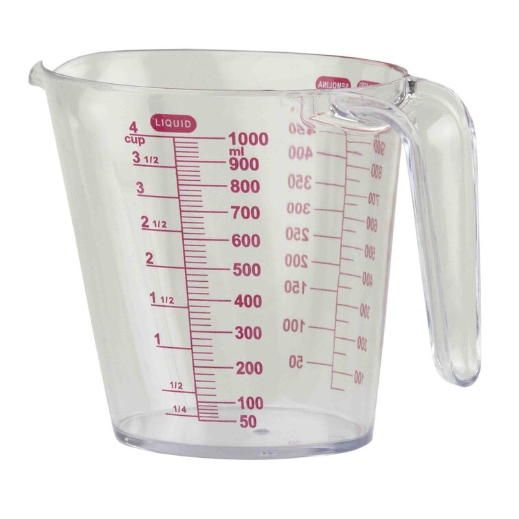 Home Basics 32 Oz. Plastic Measuring Cup | Wayfair.ca
